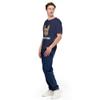 Pardon My French T-Shirt | Funny French Bulldog T-Shirt Navy view 3