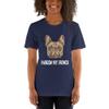 Pardon My French T-Shirt | Funny French Bulldog T-Shirt Navy view 4