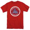 American University Official Plaid Badge Unisex Adult T Shirt,American University, 2X-Large view 1
