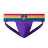 JOCKMAIL Mens Briefs Jockstrap Athletic Supporter Men Jockstrap Rainbow Men Sport Underwear Jockstrap for Gym Sport view 4