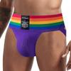 JOCKMAIL Mens Briefs Athletic Supporter for Gym Sport - Rainbow Men's Jockstrap view 2