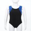 easyforever Kids Boys 2-Piece Rash Guard Swimsuits Sleeveless Sunsuit Swimwear Leotard with Shorts Sets Blue 6 Years view 2