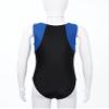 easyforever Kids Boys 2-Piece Rash Guard Swimsuits Sleeveless Sunsuit Swimwear Leotard with Shorts Sets Blue 6 Years view 4
