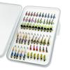 IEVEI 61 Pcs Fly Fishing Flies Kit Ultra-Thin Portable Handmade Nymph Scud Midge Flies Kit Assortment with Box Trout Fishing Fly Lures view 1