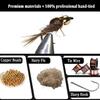 IEVEI 61 Pcs Fly Fishing Flies Kit Ultra-Thin Portable Handmade Nymph Scud Midge Flies Kit Assortment with Box Trout Fishing Fly Lures view 3