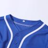 BAICAIYU Kids Baseball Jersey Solid Button Down Shirts Sports Uniform for Boy Gril Softball (Blue,8 Years) view 4