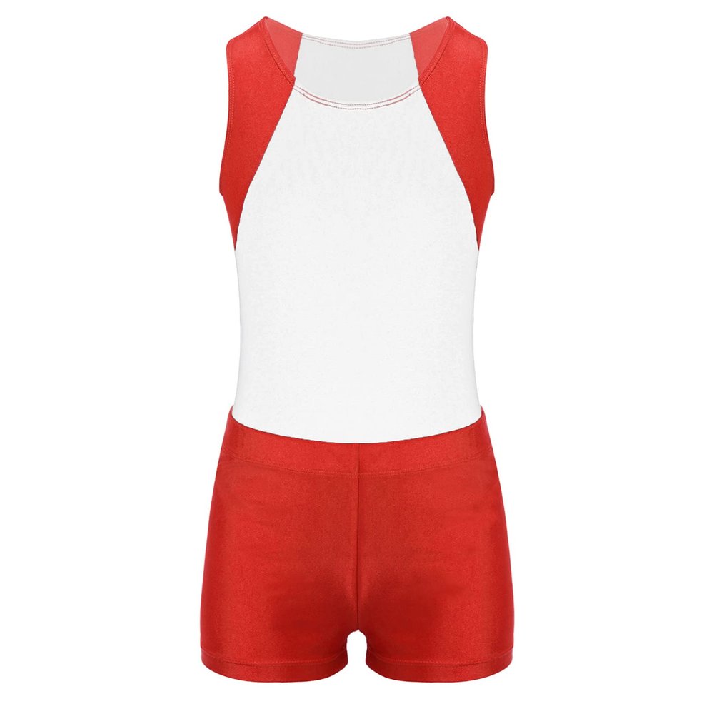 easyforever Kids Boys 2-Piece Rash Guard Swimsuits Sleeveless Sunsuit Swimwear Leotard with Shorts Sets White 6 Years