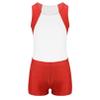 easyforever Kids Boys 2-Piece Rash Guard Swimsuits Sleeveless Sunsuit Swimwear Leotard with Shorts Sets White 6 Years view 1