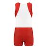 easyforever Kids Boys 2-Piece Rash Guard Swimsuits Sleeveless Sunsuit Swimwear Leotard with Shorts Sets White 6 Years view 2