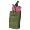 DBM IMPORTS Tactical MOLLE Single Open Top Bungee Magazine Mag Pouch OD Green view 1