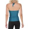 DKNY Womens Solid Tankini Swim Top Separates Green M view 2