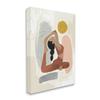 Stupell Industries Free Text Modern Botanical Pattern Yoga Exercise,Design by Victoria Barnes, Beige, 24 x 30 view 2