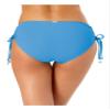 Anne Cole Womens Alex Hipster Side Tie Swim Bottom Separates Blue M view 2