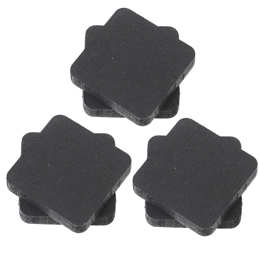 V3VOGUE 6 Pack Treadmill Pads for Hardwood Floors and Carpet Protection, Non-Skid Floor Protector Pad, Heavy Duty Durable Rubber Mat for Treadmills, Exercise Bikes, Gym, Indoor/Outdoor Fitness