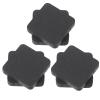 V3VOGUE 6 Pack Treadmill Pads for Hardwood Floors and Carpet Protection, Non-Skid Floor Protector Pad, Heavy Duty Durable Rubber Mat for Treadmills, Exercise Bikes, Gym, Indoor/Outdoor Fitness view 1
