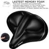 DAWAY C40i Ultra-Comfortable Oversized Bike Seat - Memory Foam Padded Bicycle Saddle for Men Women - Compatible with Peloton, Exercise, Mountain, and Road Bikes - Extra Wide Cushion, Shock Absorbing view 4