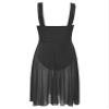 YONGHS Womens Leotard Vestment Piece Ensemble Uniform Lyrical Contemporary Dance Lyrical Outfit Black X-Large view 4