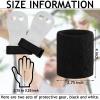 2 Gymnastics Grips Wristbands Sets for Kids Youth, Palm Protection and Wrist Support Sports Accessories for Workout Exercise (Black, White) view 4