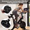 DAWAY C30i Comfortable Oversized Bike Seat - Memory Foam Padded Exercise Bicycle Saddle for Peloton, Stationary, Mountain, Road Bikes - Extra Wide Replacement Cushion for Men Women Comfort, Great Gift view 2