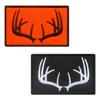 Antrix 2 Pieces Tactical Wildlife Antlers Hunting Patch | Hook and Loop Embroidered Military Antlers Patch | Used for Hats, Backpack, Vest, Coat,Uniform, Dog Harness,Team Activity Clothes view 1