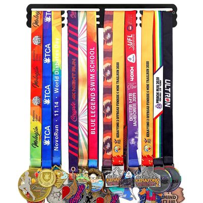 Goutoports Medal Hanger Display - Showcase and Protect Your Medals in Style Metal Resistant to Damage Breakage Bending - Equipped with Mounting Accessories Easy to Install