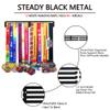 Goutoports Medal Hanger Display - Showcase and Protect Your Medals in Style Metal Resistant to Damage Breakage Bending - Equipped with Mounting Accessories Easy to Install view 3