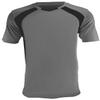 Epic Youth Madrid V-Neck Grey/Black Soccer Jersey M view 2