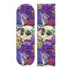 ALAZA Magic Mushrooms Skulls Skateboard Grip Tape Sheets 44"X 10" Graphic Longboard Griptape Bubble Free Anti-Slip Scooter Deck Sand Paper for Rollerboard view 1