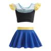 DYMCII Girls Anna Princess Swimwear Two-Piece Tankini Set Bathing Suits Outdoors Beach Surfing Water Park Summer Swimsuits 18-24M view 4