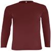 Epic Youth Cooling Performance Long Sleeve Crew T-Shirts (18- Colors Available) Red XL view 2