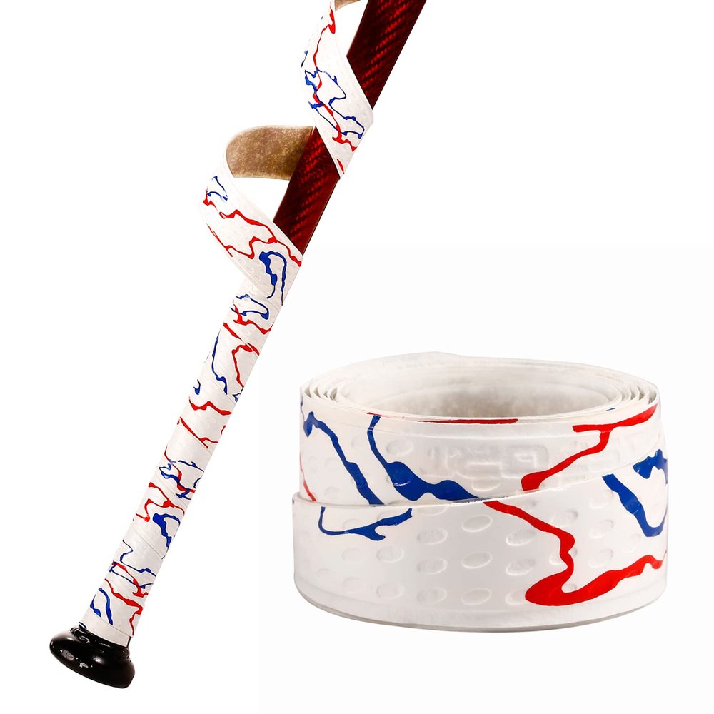 INSUM Baseball Bat Grip Tape Softball Bat Wrap Grip Tape 1.1mm (White ASP)
