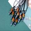 Top Plaza 5 Pcs Healing Crystal Necklaces Stone 6 Facet Pointed Pendant Necklaces Adjustable Natural Reiki Gemstone Necklace Quartz Jewelry for Women Men view 3