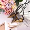 Top Plaza 5 Pcs Healing Crystal Necklaces Stone 6 Facet Pointed Pendant Necklaces Adjustable Natural Reiki Gemstone Necklace Quartz Jewelry for Women Men view 4