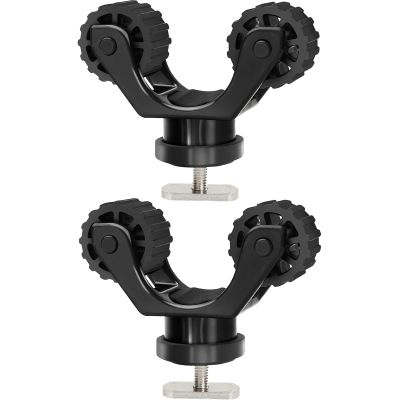 Atader Kayak Paddle Holder, Kayak Accessories Track Mount for Kayak Paddles, Kayak Fishing Accessories - Kayak Oar Holder Track Mount for Fast and Quiet Holding Standard Kayak Paddle, 2 Pack, Black
