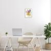 Stupell Industries Abstract Person Meditating Yoga Breathe Text Botanicals, Design by Victoria Barnes view 2