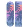 ALAZA Tropical Sunrise Palm Trees Skateboard Grip Tape Sheets 44"X 10" Graphic Longboard Griptape Bubble Free Anti-Slip Scooter Deck Sand Paper for Rollerboard view 1