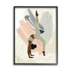 Stupell Industries Strength Abstract Leaf Simple Yoga Fitness Person,Design by Victoria Barnes view 1
