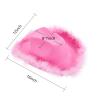 Chloefairy Cowboy Hats for Women,White Pink Cowgirl Hat with Fluffy Feather Trim,Cow Girl Hat Costume Party Play Dress Up (Pink) view 4
