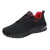 BORAMAX Mens Walking Shoes Running Sneakers Breathable Slip On Athletic Shoes for Workout Gym Jogging Training Red view 1
