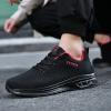 BORAMAX Mens Walking Shoes Running Sneakers Breathable Slip On Athletic Shoes for Workout Gym Jogging Training Red view 2