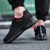 BORAMAX Mens Walking Shoes Running Sneakers Breathable Slip On Athletic Shoes for Workout Gym Jogging Training Red view 4