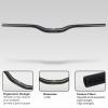 bike bars mtb carbon fiber carbon riser bar mtb handlebars 700mm strong and durable lightweight riser handlebar 3k glossy 700 bike handlebar riser view 2