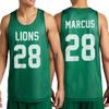 Personalize Your Own Team Basketball Jersey with Your Custom Name and Number Adult Sports Tee Kelly Green view 2