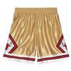 Mitchell & Ness NBA 75TH Gold Swingman Shorts Chicago Bulls 1997 (as1, Alpha, s, Regular, Regular) view 1