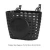 Plastic Front Handlebar bikes Basket Storage Supplies , babies bikes Basket , Detachable bikes Storage Box for babies bikes Accessories , Black , babies bikes Basket , Plastic Front Handlebar Bicy view 2