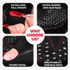 MhIL Workout Gloves for Men  Comfortable Gym Gloves for Men with Enhanced Grip for Safety and Hand Protection  Weight Lifting Protection with Wrist Wraps Support for Performance Boost and Style view 4