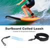 Coiled for Leash, Paddle Leash, Stand Up Paddle Board Coiled Spring Leg Foot Rope Surfing Leash for Surfboard (Blue), Paddle Leash, Coiled for Leash, Stand Up Paddle BoLeg Leash Board Coiled Foot view 4