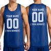 Personalize Your Own Team Basketball Jersey with Your Custom Name and Number Adult Sports Tee True Royal view 1