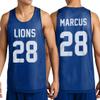 Personalize Your Own Team Basketball Jersey with Your Custom Name and Number Adult Sports Tee True Royal view 2