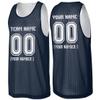Personalize Your Own Team Basketball Jersey with Your Custom Name and Number Adult Sports Tee True Navy view 3